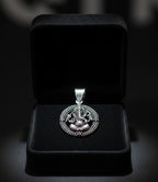 Oxidized Lord Ganesha Pendant | Vintage Silver Finish Spiritual Jewelry | Antique Style Ganpati Necklace Charm