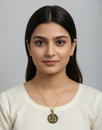 Shri Ganesha Silver Plated Pendant - Symbol of Blessings and New Beginnings