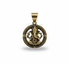 Shri Ganesha Silver Plated Pendant - Symbol of Blessings and New Beginnings