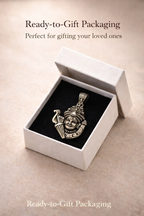 Khatu Shyam Ji Teen Baan Pendant – Oxidised Silver Plated Brass | Teen Baan Dhari Shyam Baba Locket | Spiritual Protection Jewelry for Men & Women