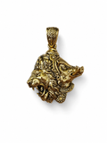 Narasimha & Varaha Avatar Gold Plated Brass Pendant | Lord Vishnu Dual Avatar Pendant | Premium Hindu Spiritual Pendant for Men & Women