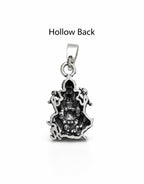 Oxidized Lord Ganesha Pendant | Antique Silver Finish Ganpati Necklace | Spiritual Hindu Jewelry for Daily & Festive Wear