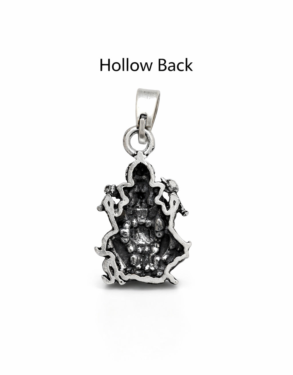Oxidized Lord Ganesha Pendant | Antique Silver Finish Ganpati Necklace | Spiritual Hindu Jewelry for Daily & Festive Wear