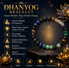 Dhanyog Natural Gemstone Bracelet | Premium Handmade Crystal Bead Bracelet