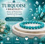 Natural Turquoise Stone Bracelet | Handmade Gemstone Bracelet for Everyday Wear