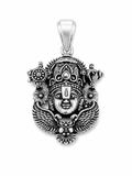 Oxidized Lord Venkateswara (Balaji) Pendant | Antique Silver Finish Tirupati Balaji Necklace | Spiritual Temple Jewelry