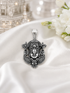 Oxidized Lord Venkateswara (Balaji) Pendant | Antique Silver Finish Tirupati Balaji Necklace | Spiritual Temple Jewelry