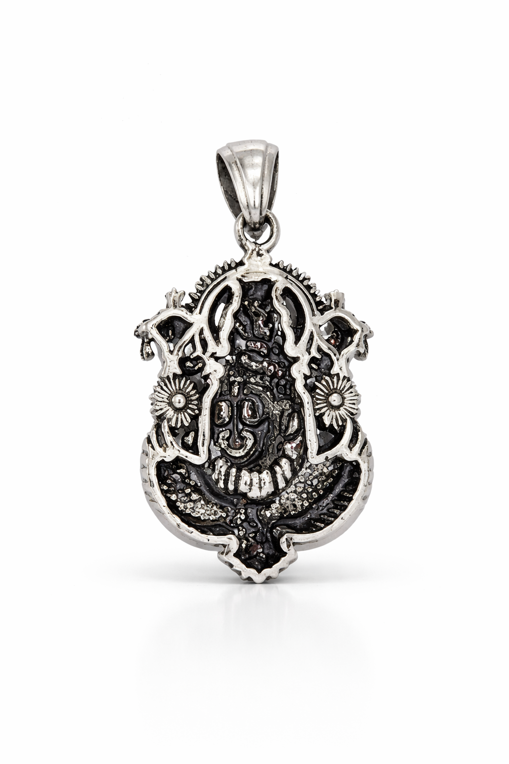 Oxidized Lord Venkateswara (Balaji) Pendant | Antique Silver Finish Tirupati Balaji Necklace | Spiritual Temple Jewelry