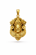 Gold Plated Lord Venkateswara (Balaji) Pendant | Tirupati Balaji Temple Jewelry | Divine Hindu Necklace for Men & Women