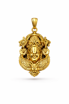 Gold Plated Lord Venkateswara (Balaji) Pendant | Tirupati Balaji Temple Jewelry | Divine Hindu Necklace for Men & Women
