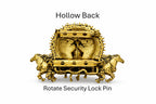 Gold Plated Surya Narayan Brooch | Sun God with Seven Horses Design | Spiritual Hindu Pin for Ethnic & Festive Wear
