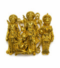 Shree Ram Darbar Gold Finish Brooch Pin | Intricate Religious Designer Brooch for Men & Women