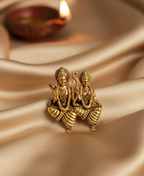 Ram Sita Antique Gold Finish Pendant – Elegant Devotional Jewellery