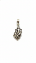 Oxidized Silver Lord Ganesha Pendant – Antique Finish Spiritual Charm
