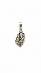 Oxidized Silver Lord Ganesha Pendant – Antique Finish Spiritual Charm