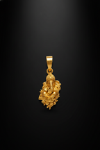 Divine Lord Ganesha Gold Plated Pendant – Elegant Spiritual Charm