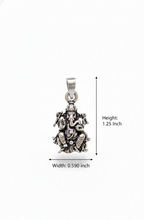 Premium Oxidised Silver Lord Ganesha Pendant | Ganpati Bappa Spiritual Jewellery for Protection & Prosperity
