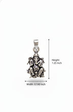 Oxidized Lord Ganesha Pendant | Antique Silver Finish Ganpati Necklace | Spiritual Hindu Jewelry for Daily & Festive Wear