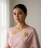 Ram Sita Antique Gold Finish Pendant – Elegant Devotional Jewellery