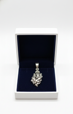 Oxidized Silver Lord Ganesha Pendant – Antique Finish Spiritual Charm