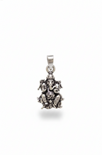 Premium Oxidised Silver Lord Ganesha Pendant | Ganpati Bappa Spiritual Jewellery for Protection & Prosperity