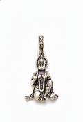 Divine Lord Hanuman Oxidized Silver Pendant | Spiritual Bajrangbali Locket for Strength & Protection