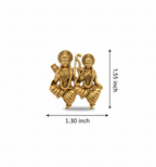 Ram Sita Antique Gold Finish Pendant – Elegant Devotional Jewellery