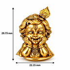Shri Krishna Bal Roop Gold Plated Brass Button Covers for Men – Pair