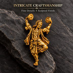 Hanuman Ji Brooch – Gold Tone Divine Bajrangbali Brooch for Men & Women
